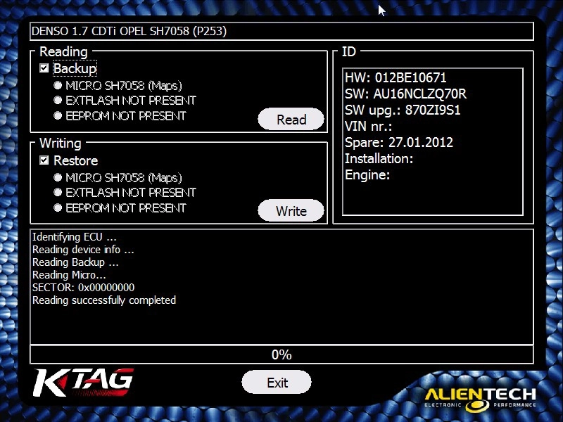 AU16NCLZQ70R DENSO Opel Zafira 1.7CDTi ORI+noDPF KTAG FLASH.rar